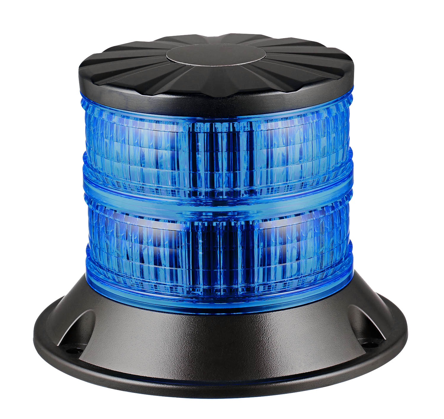 Gyrophare led bleu avec obturateur anti retour habitacle pour pare